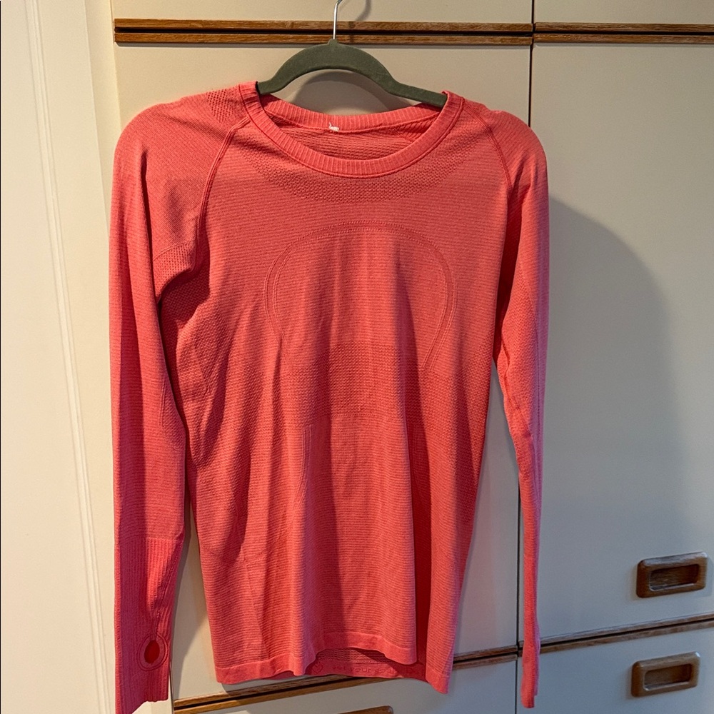 lululemon athletica Coral Long Sleeve Top